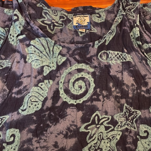 90s bathing suit cover up with pockets - Picture 3 of 3